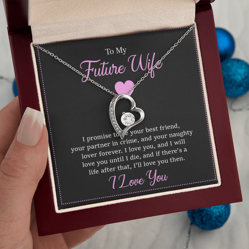 To My Future Wife  Forever Love Necklace Gift From Boyfriend