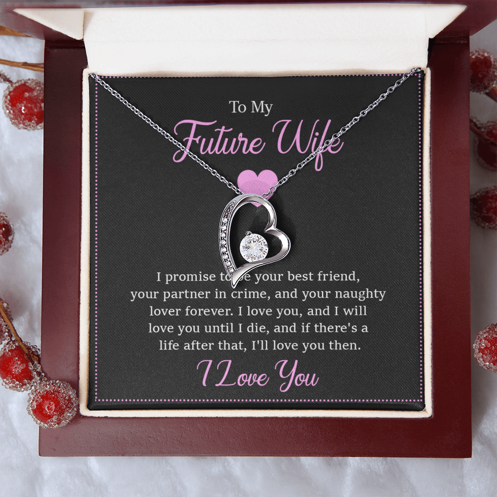 To My Future Wife  Forever Love Necklace Gift From Boyfriend
