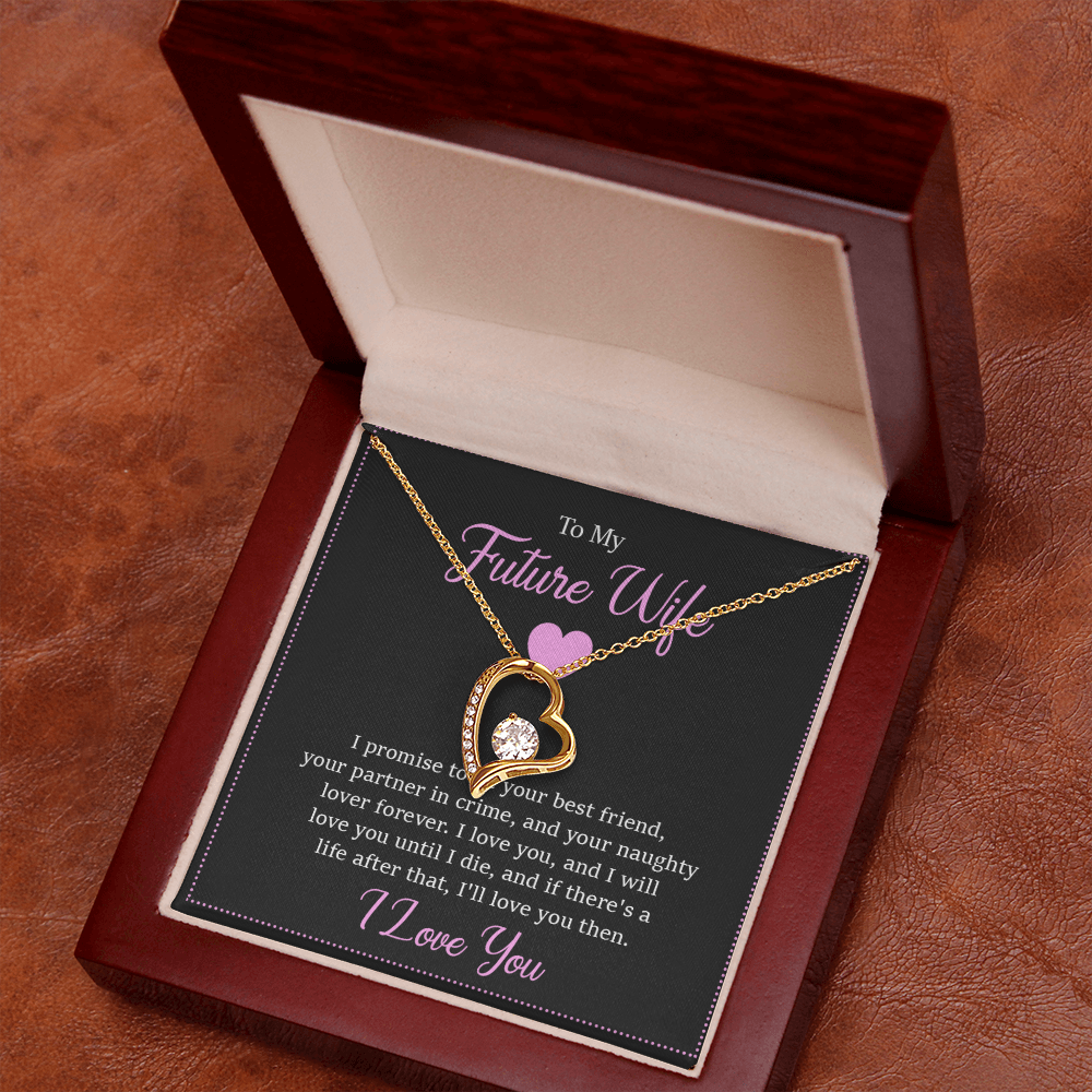 To My Future Wife  Forever Love Necklace Gift From Boyfriend