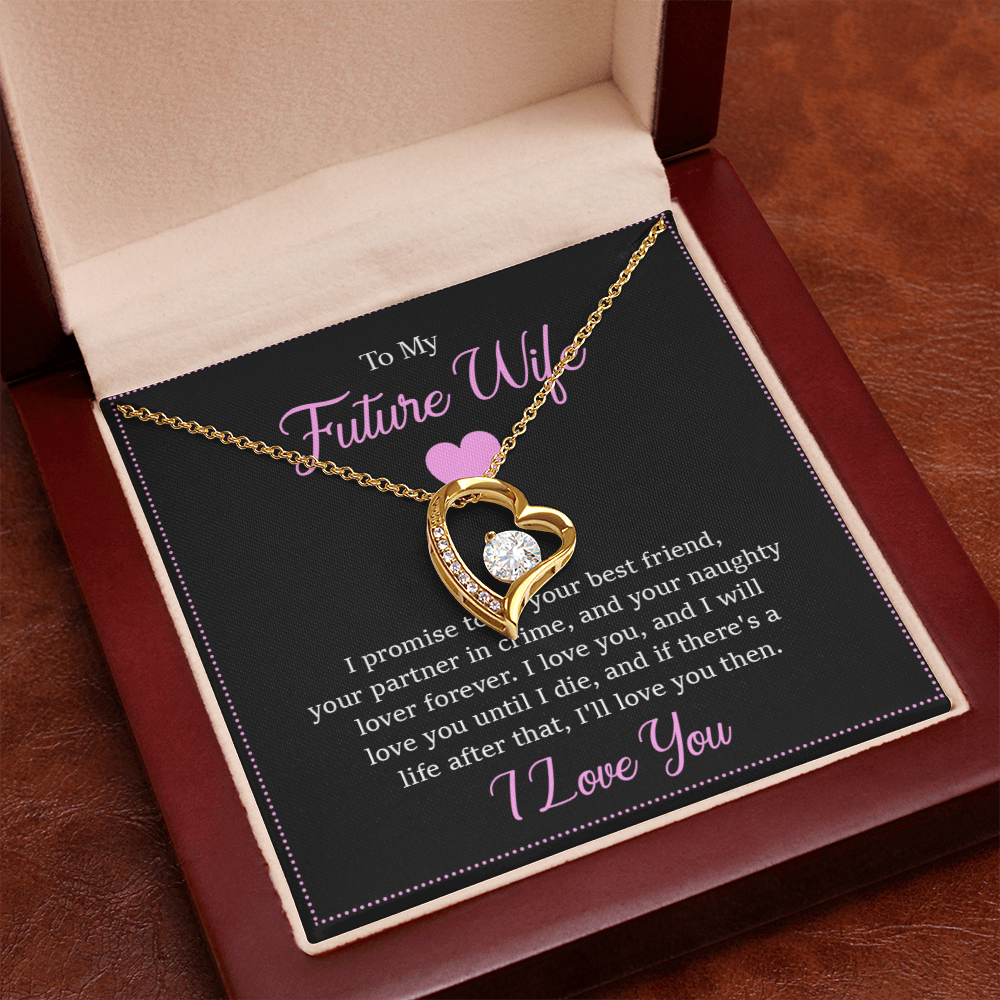 To My Future Wife  Forever Love Necklace Gift From Boyfriend