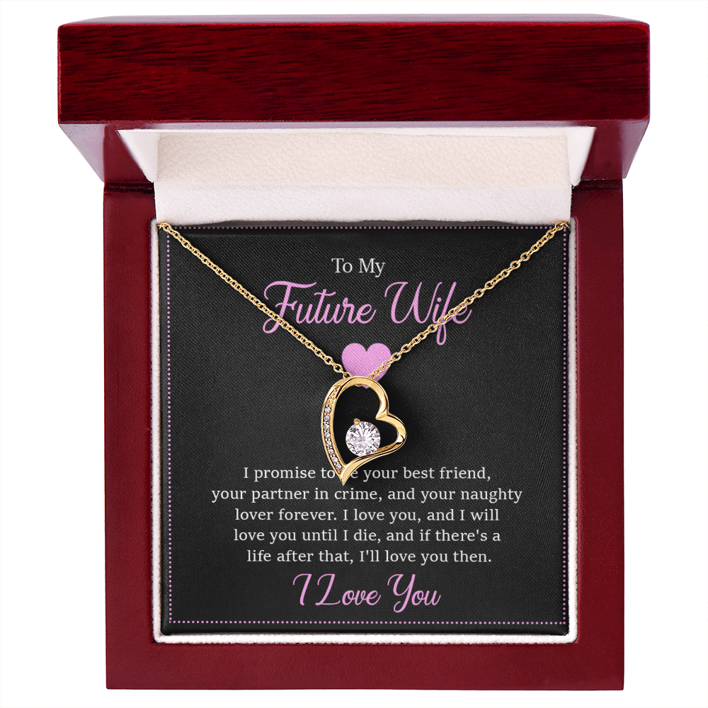 To My Future Wife  Forever Love Necklace Gift From Boyfriend