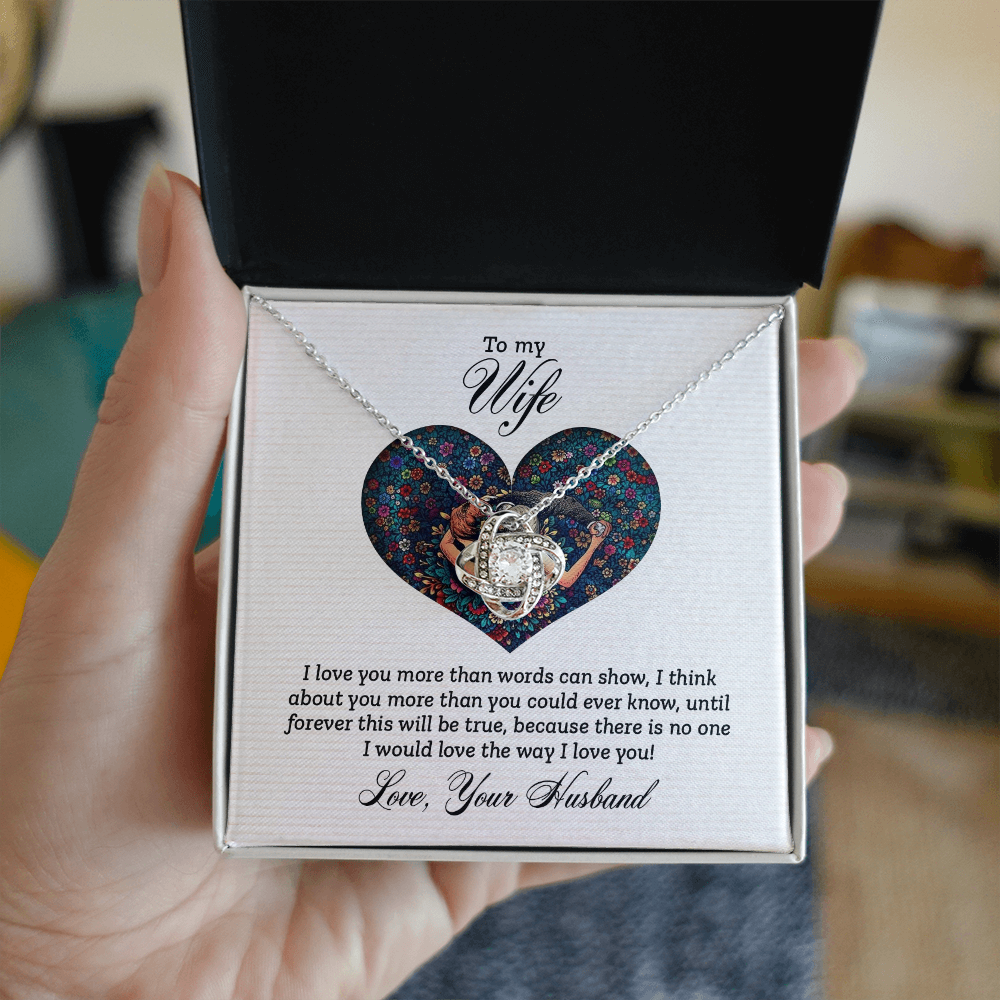 To My Wife - I Love You More Necklace