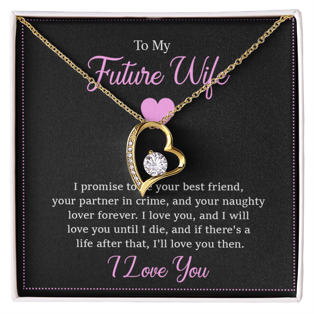 To My Future Wife  Forever Love Necklace Gift From Boyfriend