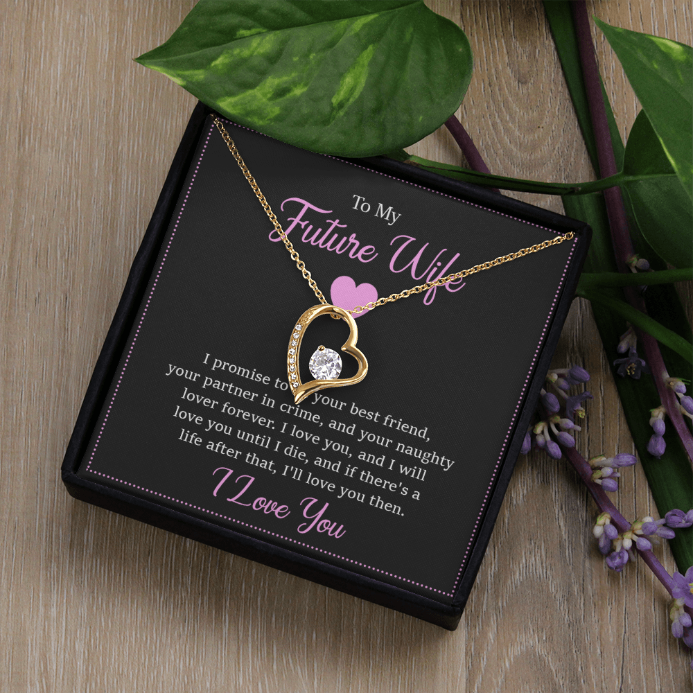 To My Future Wife  Forever Love Necklace Gift From Boyfriend