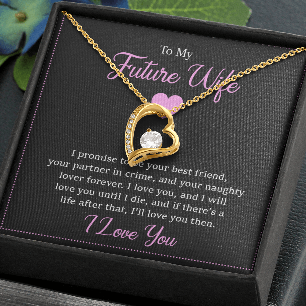To My Future Wife  Forever Love Necklace Gift From Boyfriend