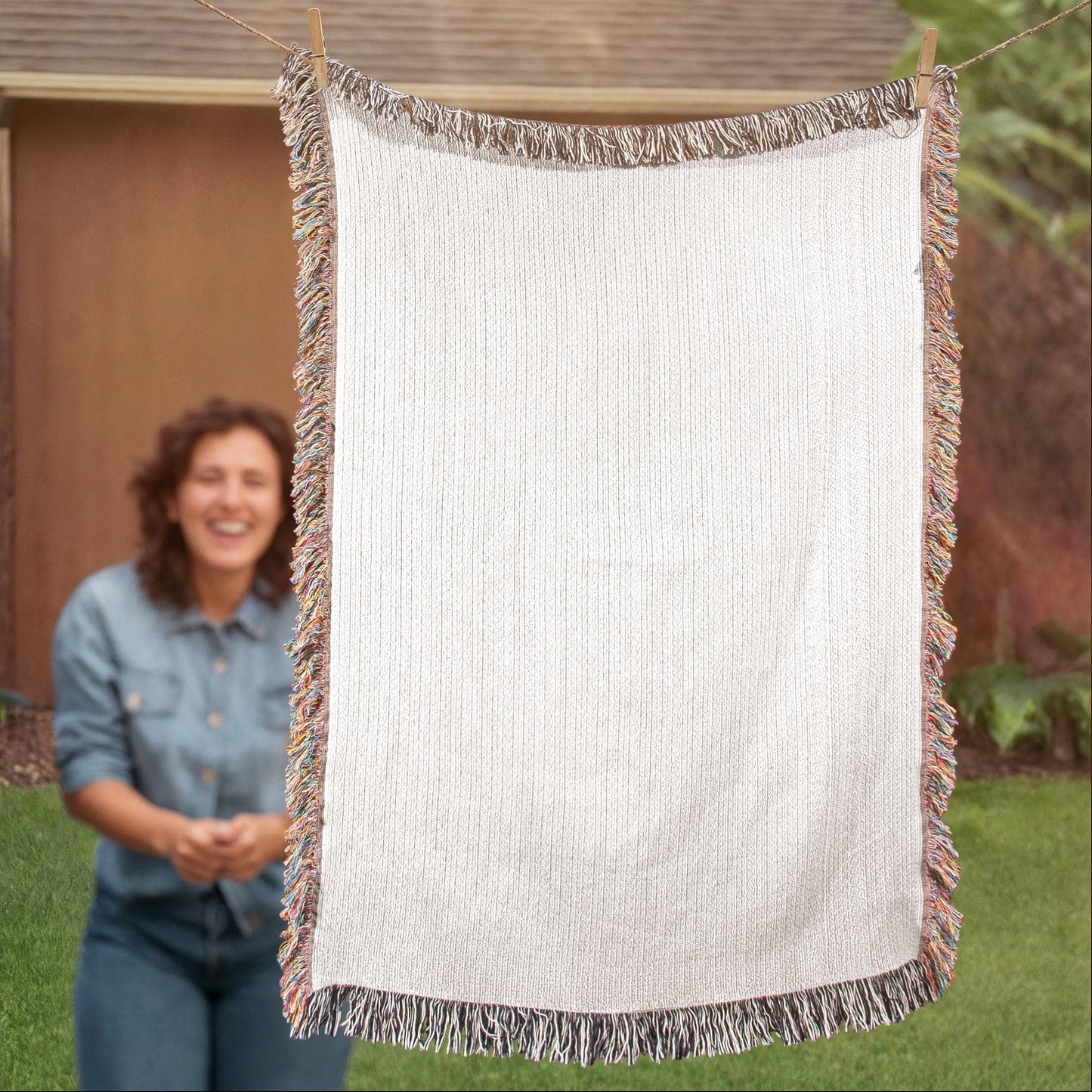 Personalized Wooven Blanket