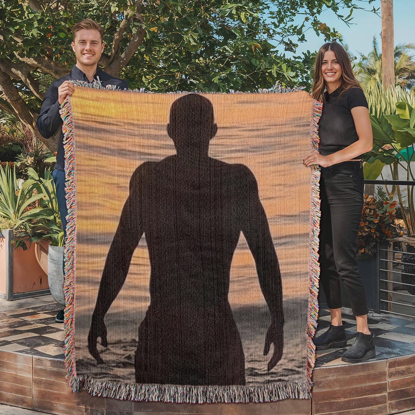 Personalized Wooven Blanket