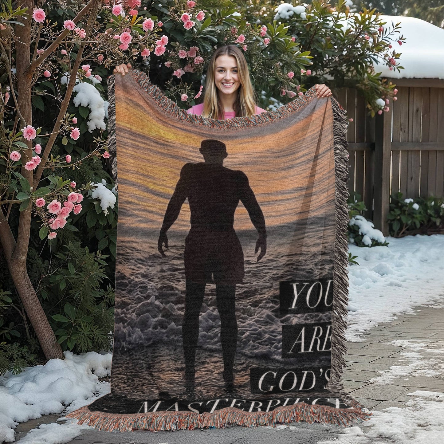 Personalized Wooven Blanket
